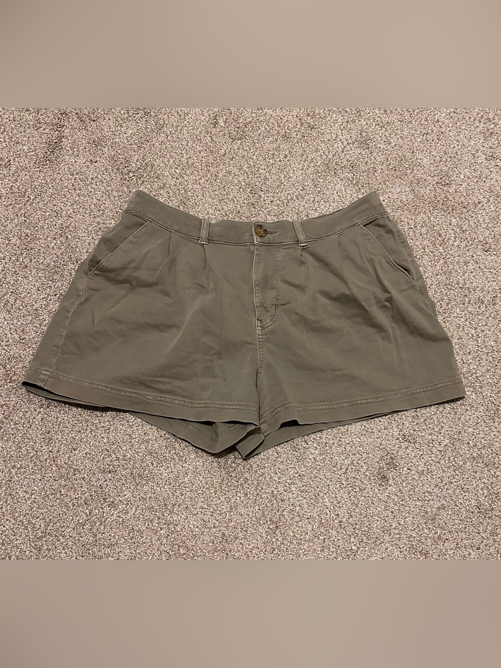 Maurices Olive Green Casual Bermuda Shorts